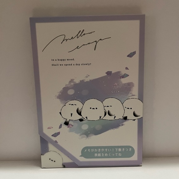 Enaga Long Tailed Bird Memo Pad from Japan - Picture 1 of 8